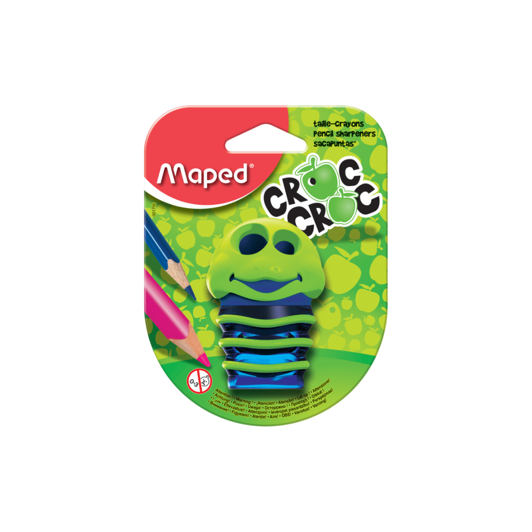 SACAPUNTAS PLASTICOS CROC CROC BL