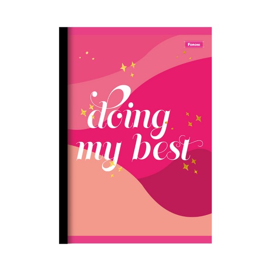 LIBRETA COSIDA PINK POWER