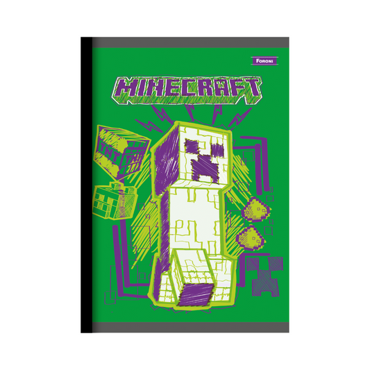 LIBRETA COSIDA MINECRAFT 100FLS