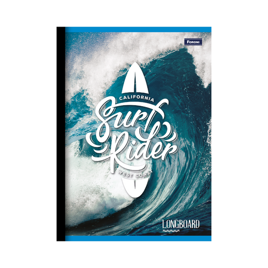 CUADERNO COSIDO LONG BOARD 100F