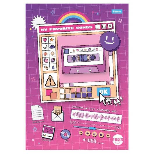 LIBRETA COSIDA FUZY 2 100 FLS