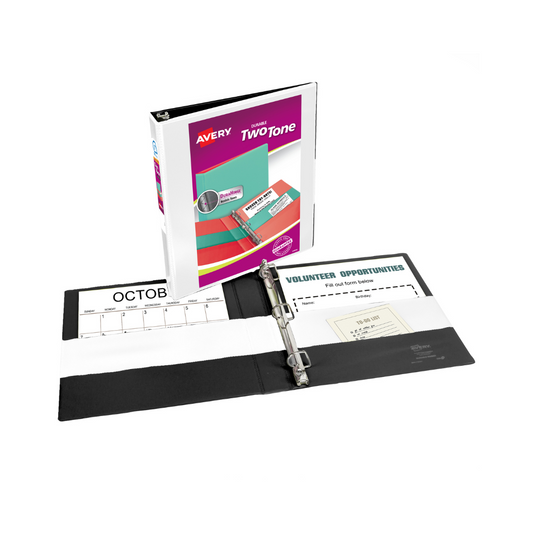 CARPETAS 1" (8.5 X 11) C/DOS TONOS