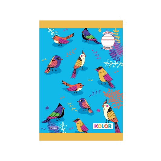 LIBRETA COSIDA CALIGRAFIA 2ND KOLOR 80CT