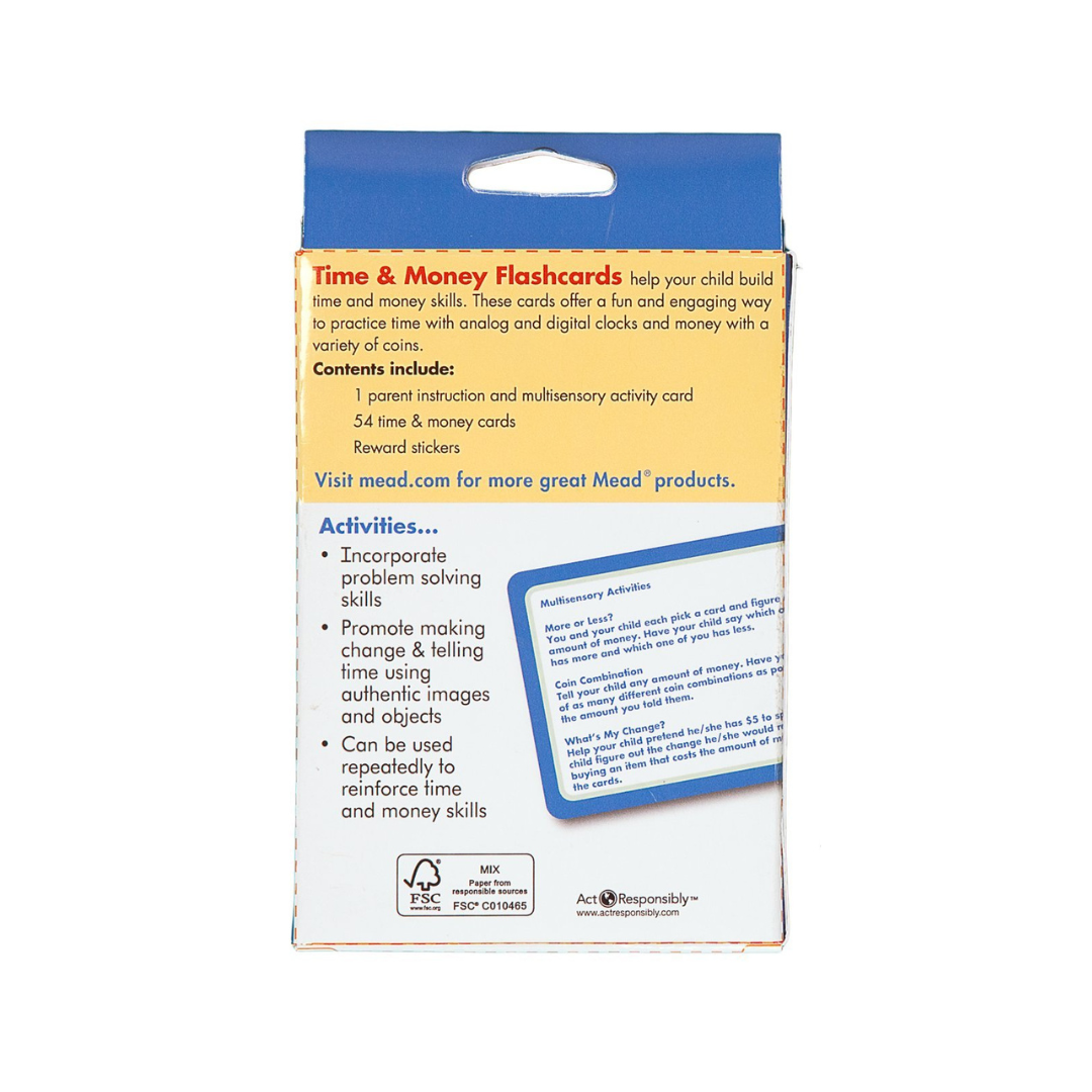 TIME & MONEY FLASHCARDS