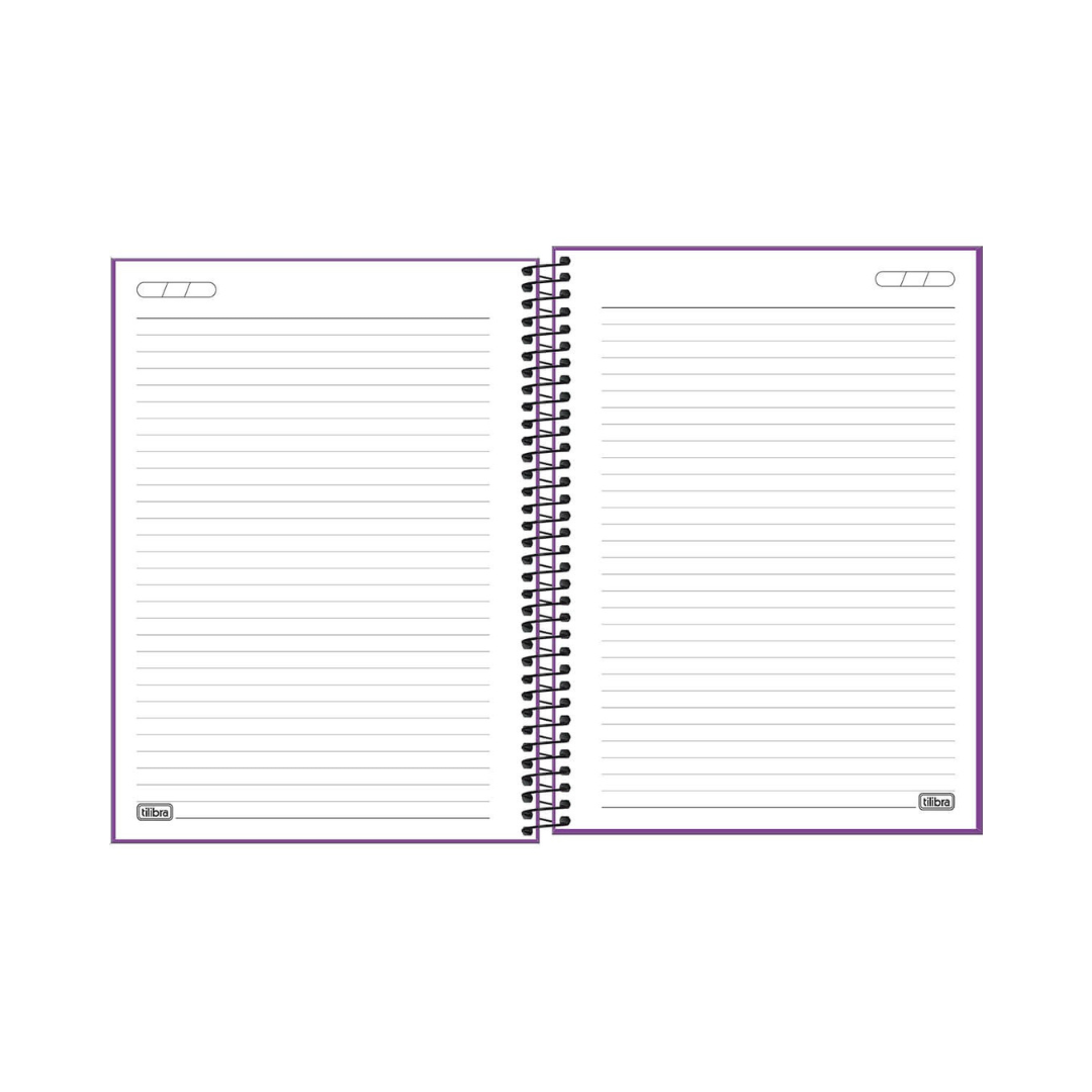 CUADERNO ESPIRAL, TAPA PLÁSTICO UNIVERSITARIO, 10 MATERIAS NEÓN MORADO, 160 HOJAS - TILIBRA