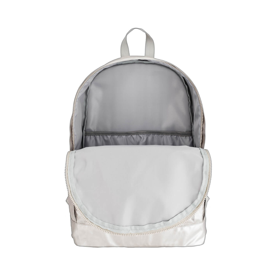 MOCHILA COSTAS WEST VILLAGE METALIZADA PLATA - TILIBRA