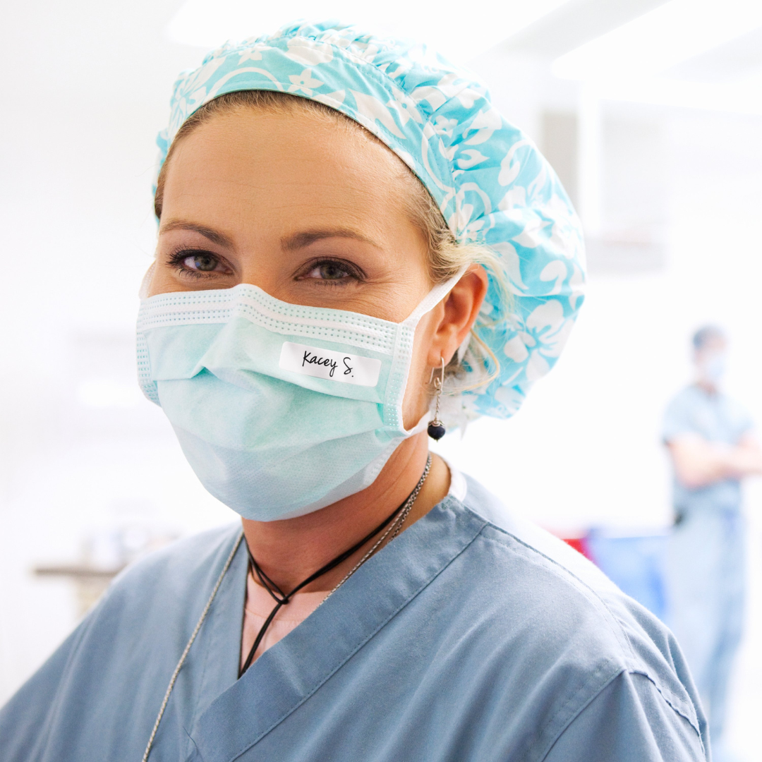 ETIQUETAS ADHESIVA P/ROPA (1/2 X 1-3/4) BCA 180/1