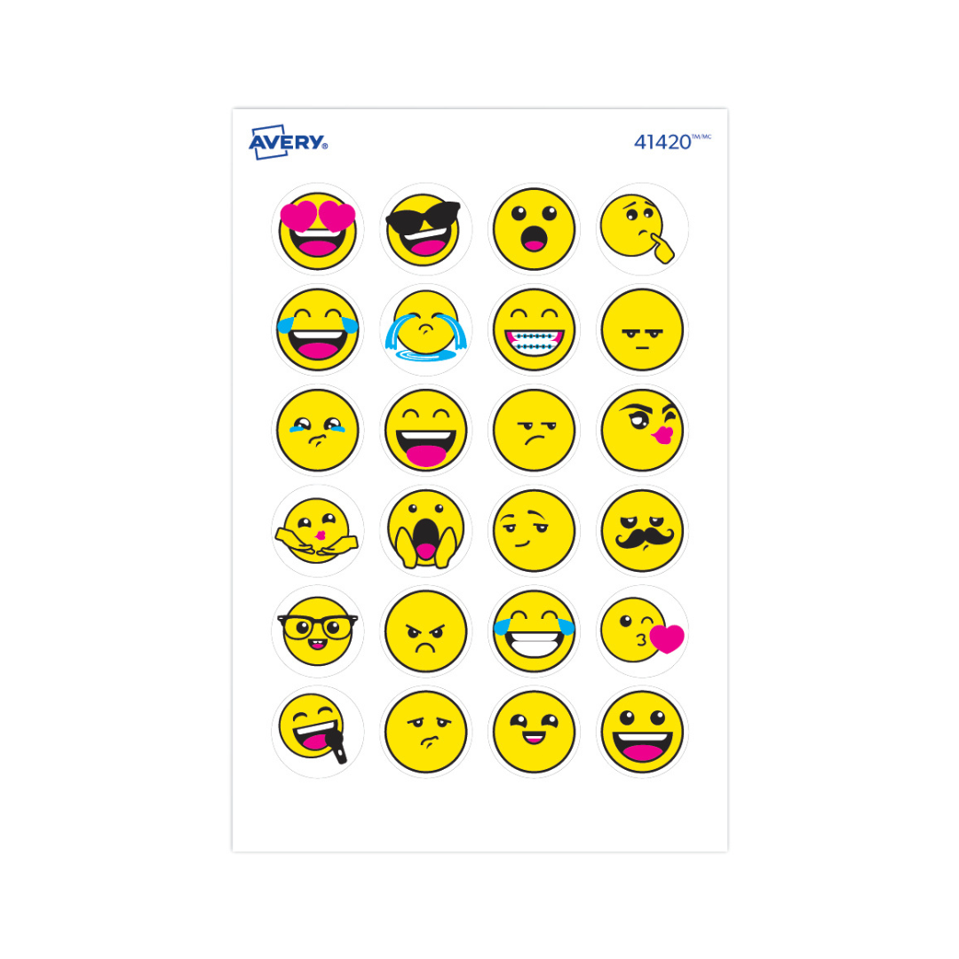 ETIQUETAS REDONDAS 3/4" 288/1 KIDS (Caritas)