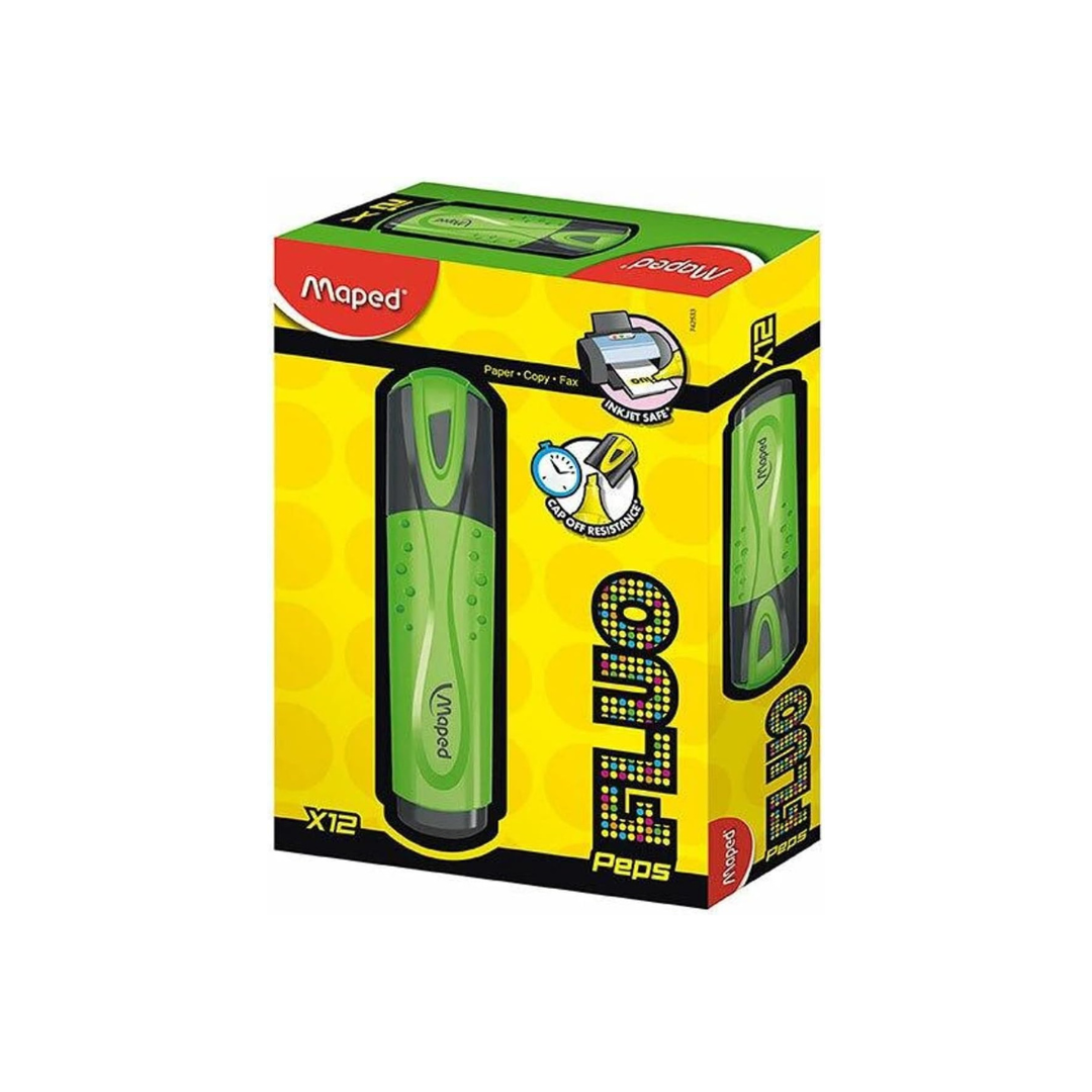 RESALTADOR FLUO PEPS VERDE