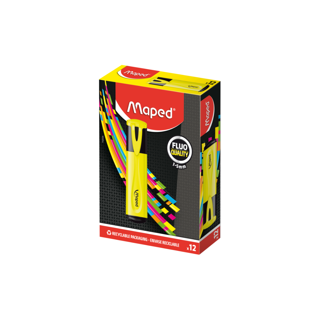 RESALTADOR FLUO PEPS AMARILLO