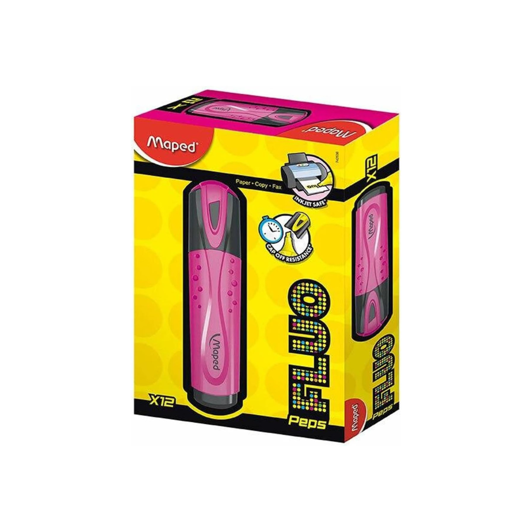 RESALTADOR FLUO PEPS ROSADO