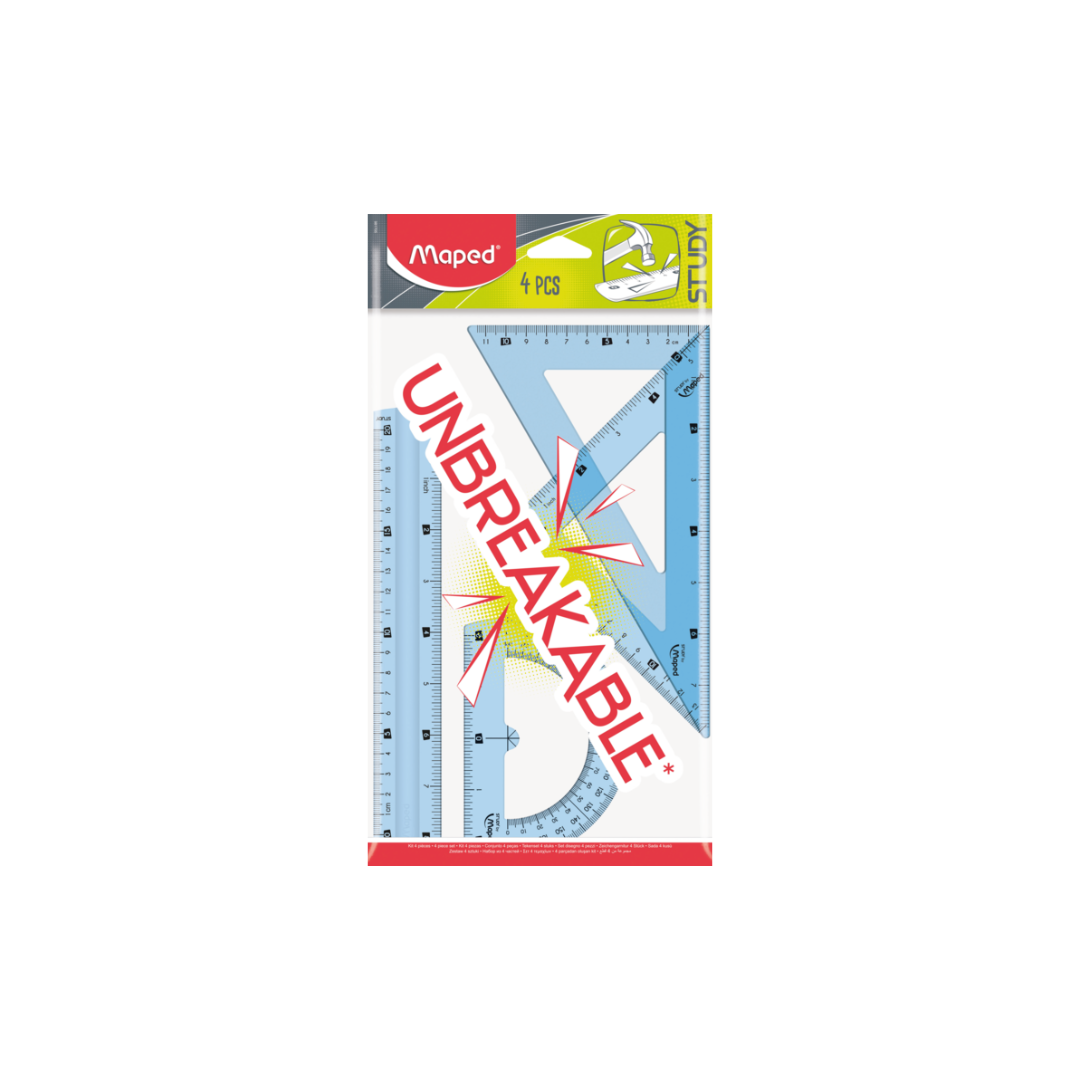 JUEGO DE CARTABONES 8"/20 CM IRROMPIBLE 4PZS BLISTER