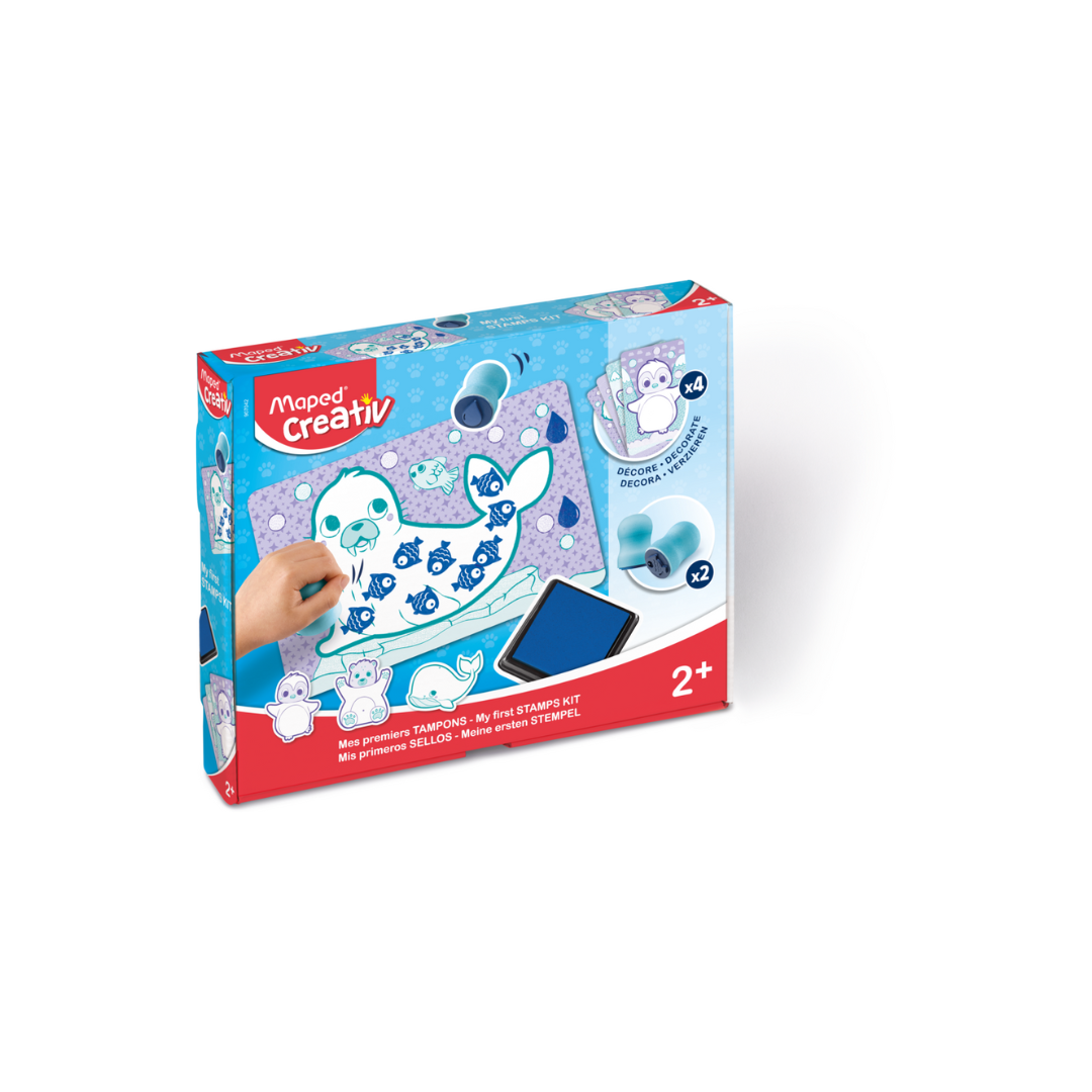 EARLY AGE - CARDBOARD BOX - STAMPS