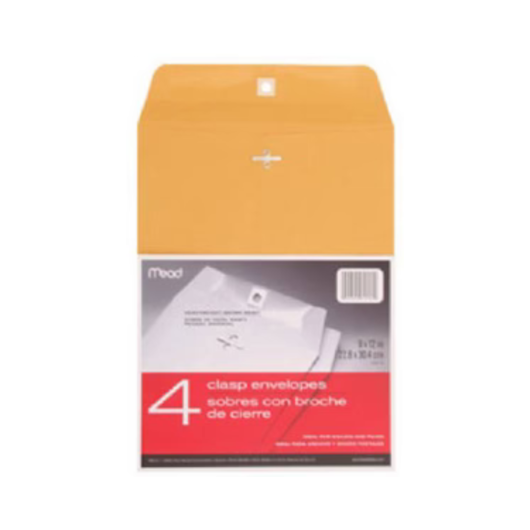SOBRES MANILA ( 9 X 12) 4/1 C/BROCHE