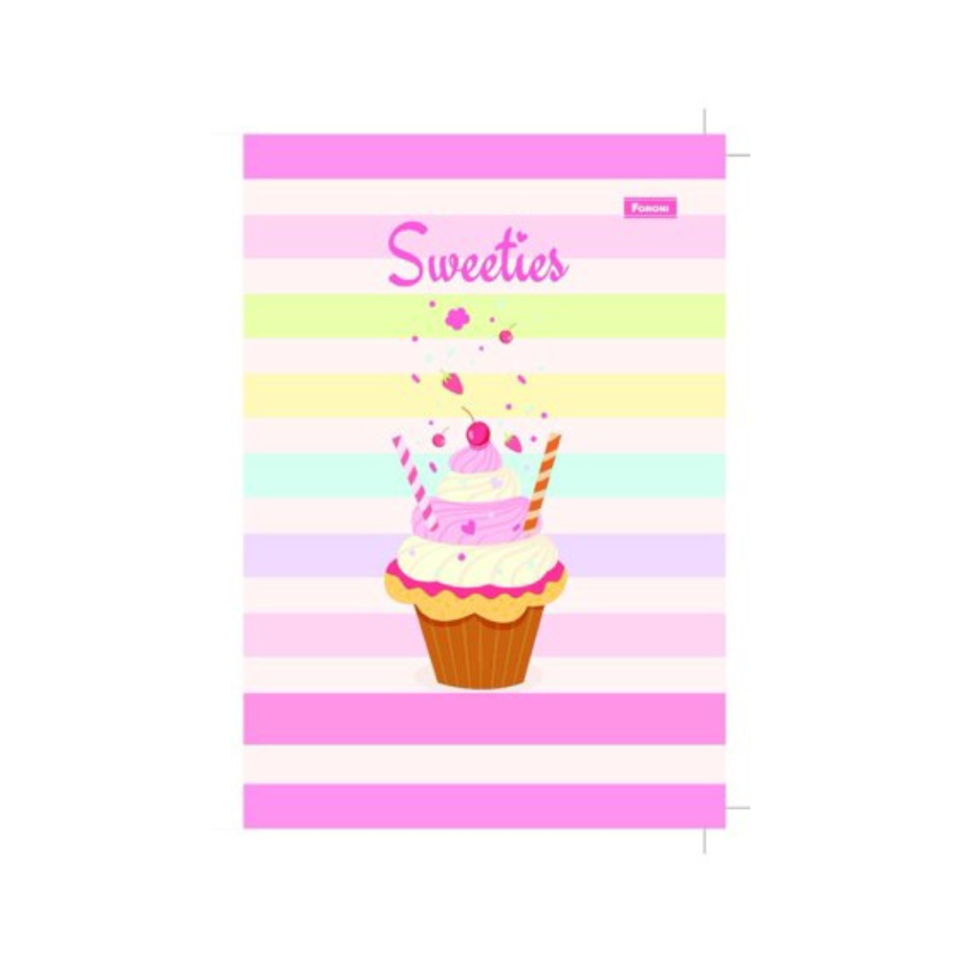 LIBRETA COSIDA BOOK CUPCAKE 100CT