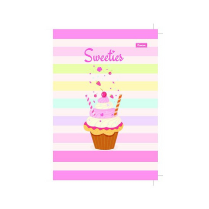 LIBRETA COSIDA BOOK CUPCAKE 100CT
