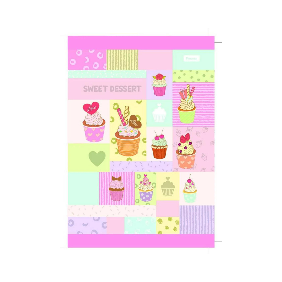 LIBRETA COSIDA BOOK CUPCAKE 100CT