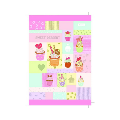 LIBRETA COSIDA BOOK CUPCAKE 100CT