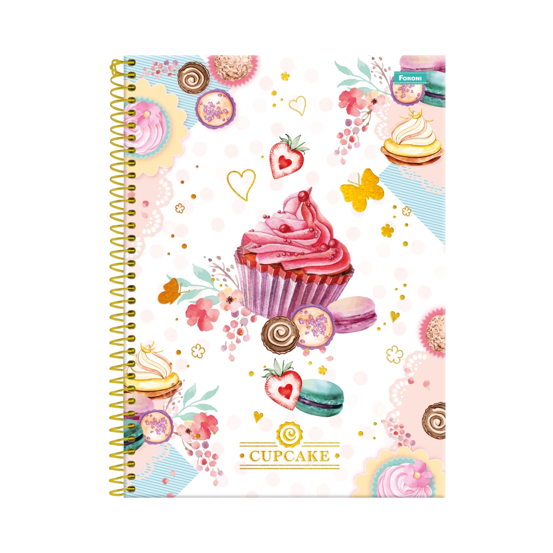 LIBRETA UNIVERSITARIA CUPCAKE 200H