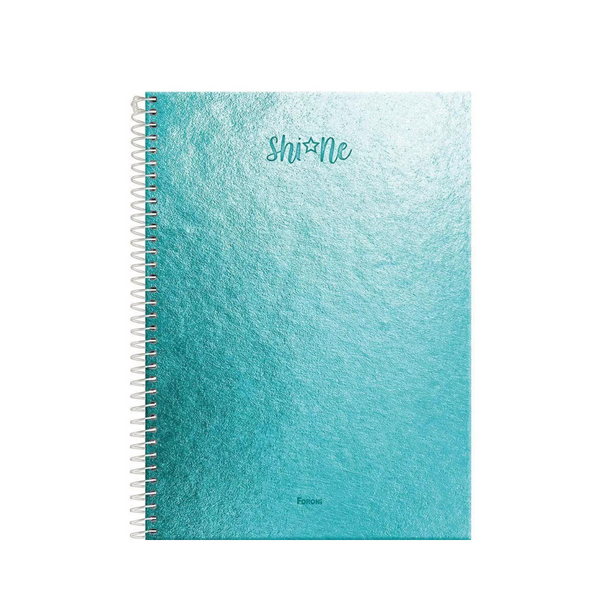 CUADERNO UNIVERSITARIO 10 MATERIAS 160 HOJAS SHINE - FORONI