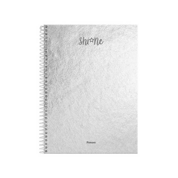 CUADERNO UNIVERSITARIO 10 MATERIAS 160 HOJAS SHINE - FORONI