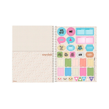 CUADERNO UNIVERSITARIO 10 MATERIAS 160 HOJAS SHINE - FORONI