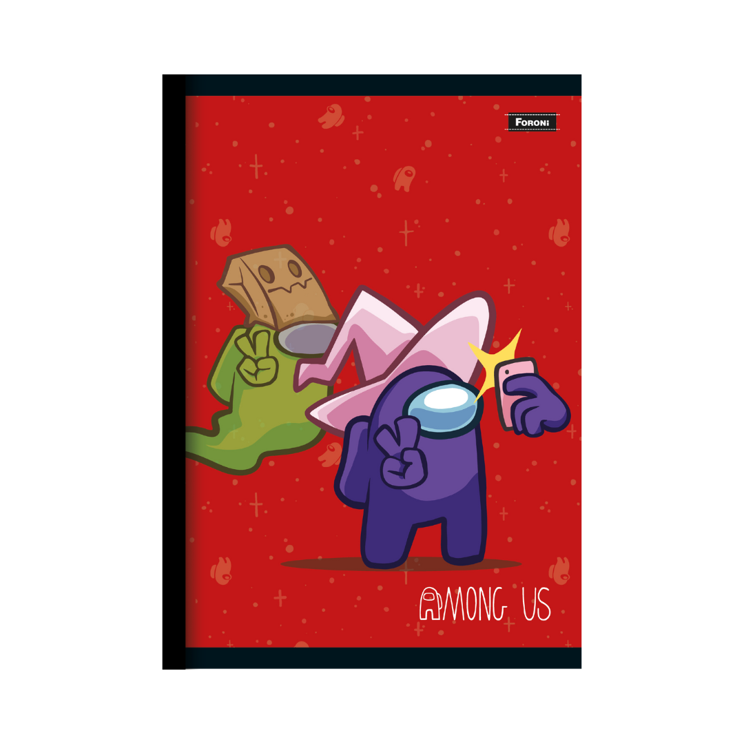 CUADERNO COSIDO AMONG US 2 100FLS