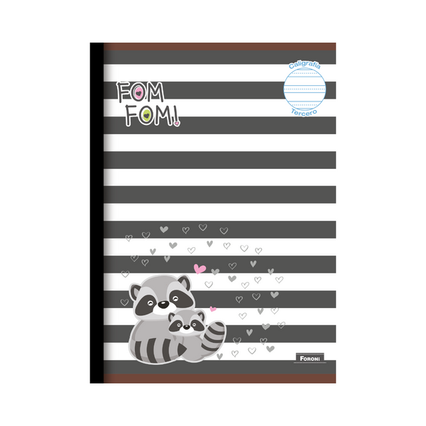 CUADERNO COSIDO FOM FOM 3ro 80FLS