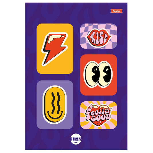 LIBRETA COSIDA FUZY 2 100 FLS