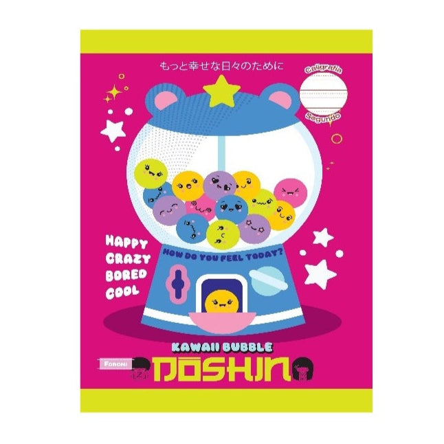 LIBRETA COSIDA CALIGRAFICA DOSCHIN 2do GRAU 80FLS