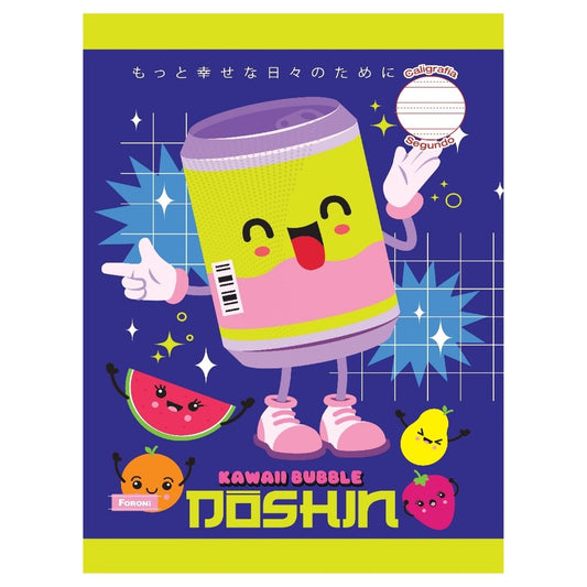 LIBRETA COSIDA DOSHIN CALIGRAFICA 3ro GRAU 80FLS