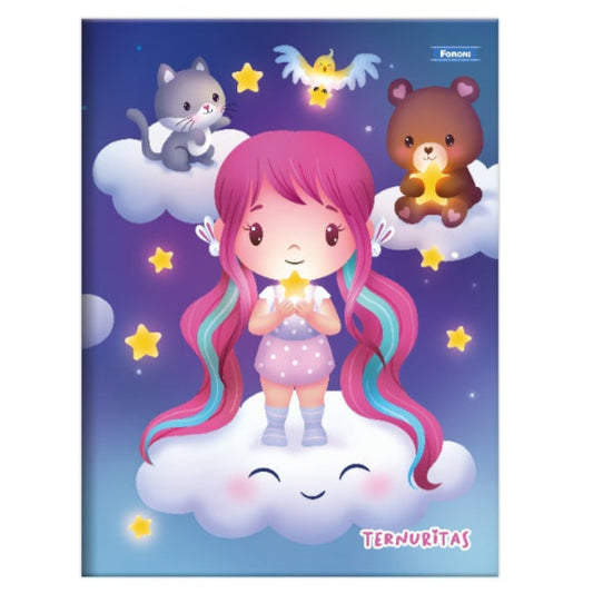 LIBRETA COSIDA TERNURITAS 100 FLS