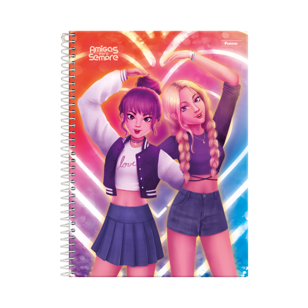 LIBRETA UNIVERSITARIA AMIGAS PARA SEMPRE T/D(10x1)