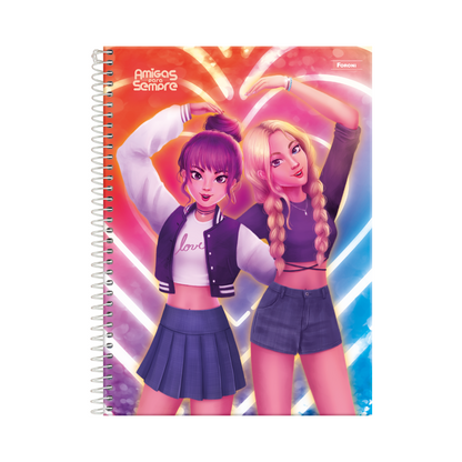 LIBRETA UNIVERSITARIA AMIGAS PARA SEMPRE T/D(10x1)