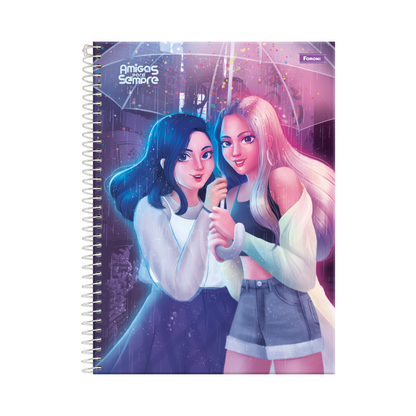 LIBRETA UNIVERSITARIA AMIGAS PARA SEMPRE T/D(10x1)