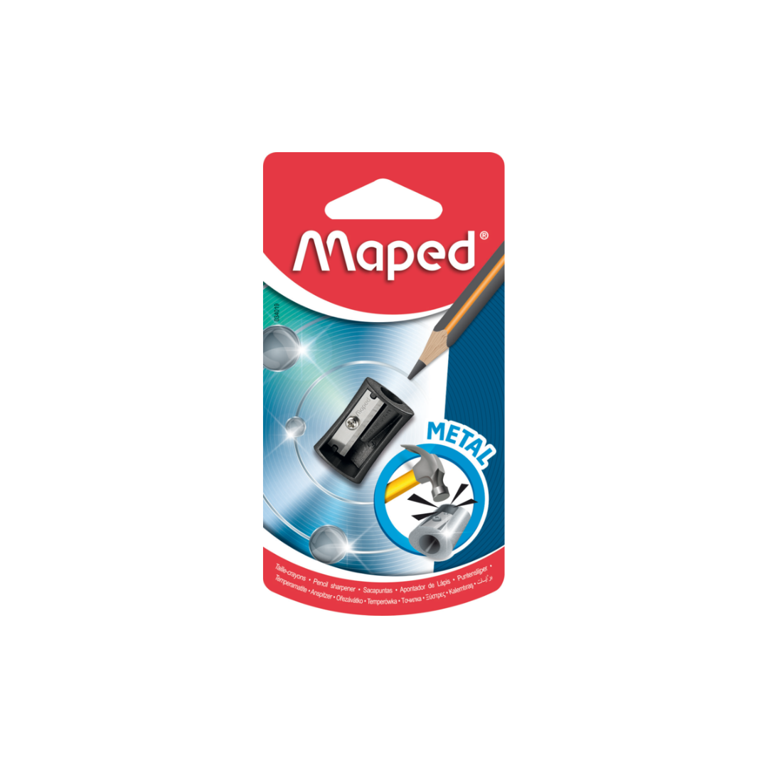 SACAPUNTAS DE METAL SATELLITE 1hoyo BL