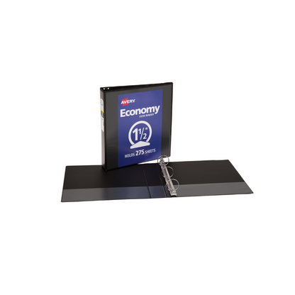 Carpetas Economy View 1 1/2" Negras