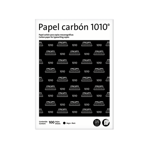 PAPEL CARBON TAMANO CARTA 1010