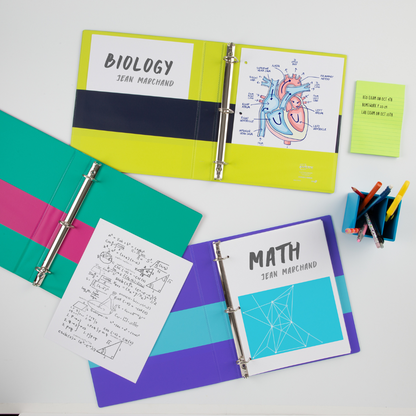 CARPETAS 1" (8.5 X 11) C/DOS TONOS