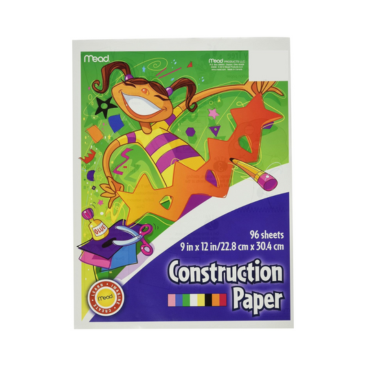 PAPEL CONSTRUCCION ( 9 X 12) 96/1
