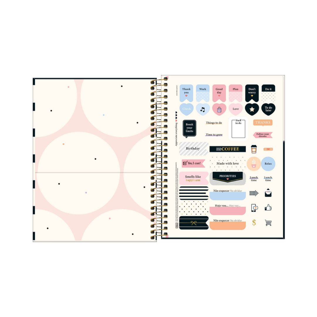 CUADERNO ESPIRAL TAPA DURA COLLEGE 10 MATERIAS WEST VILLAGE 160 HOJAS - TILIBRA