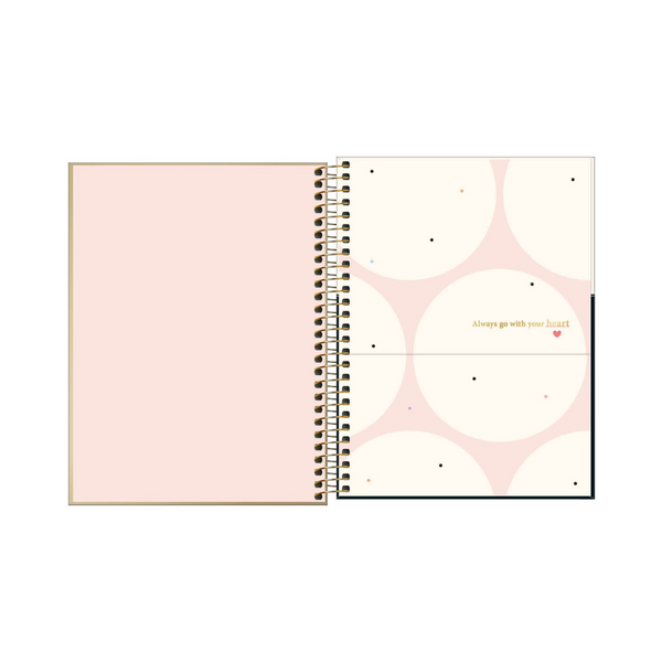 CUADERNO ESPIRAL TAPA DURA COLLEGE 10 MATERIAS WEST VILLAGE METALIZADO 160 HOJAS - TILIBRA