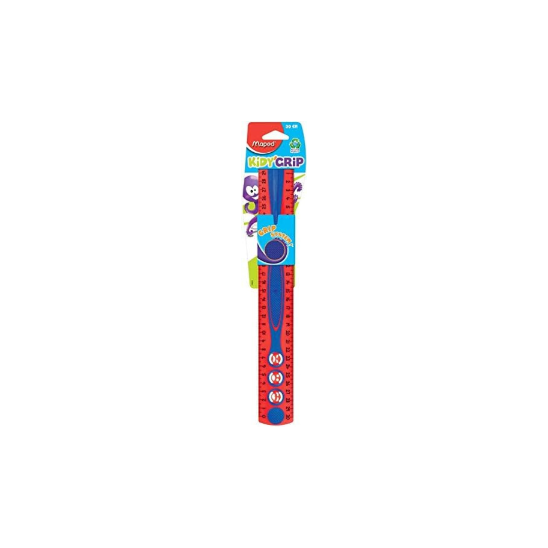 RULER KIDY GRIP 30CM BL