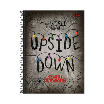 CUADERNO UNIVERSITARIO TAPA DURA ESPIRAL 10 TEMAS STRANGER THINGS 160 HOJAS - TILIBRA
