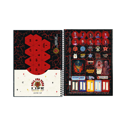 CUADERNO UNIVERSITARIO TAPA DURA ESPIRAL 10 TEMAS STRANGER THINGS 160 HOJAS - TILIBRA