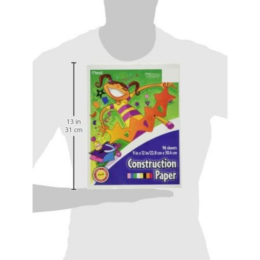 PAPEL CONSTRUCCION ( 9 X 12) 96/1