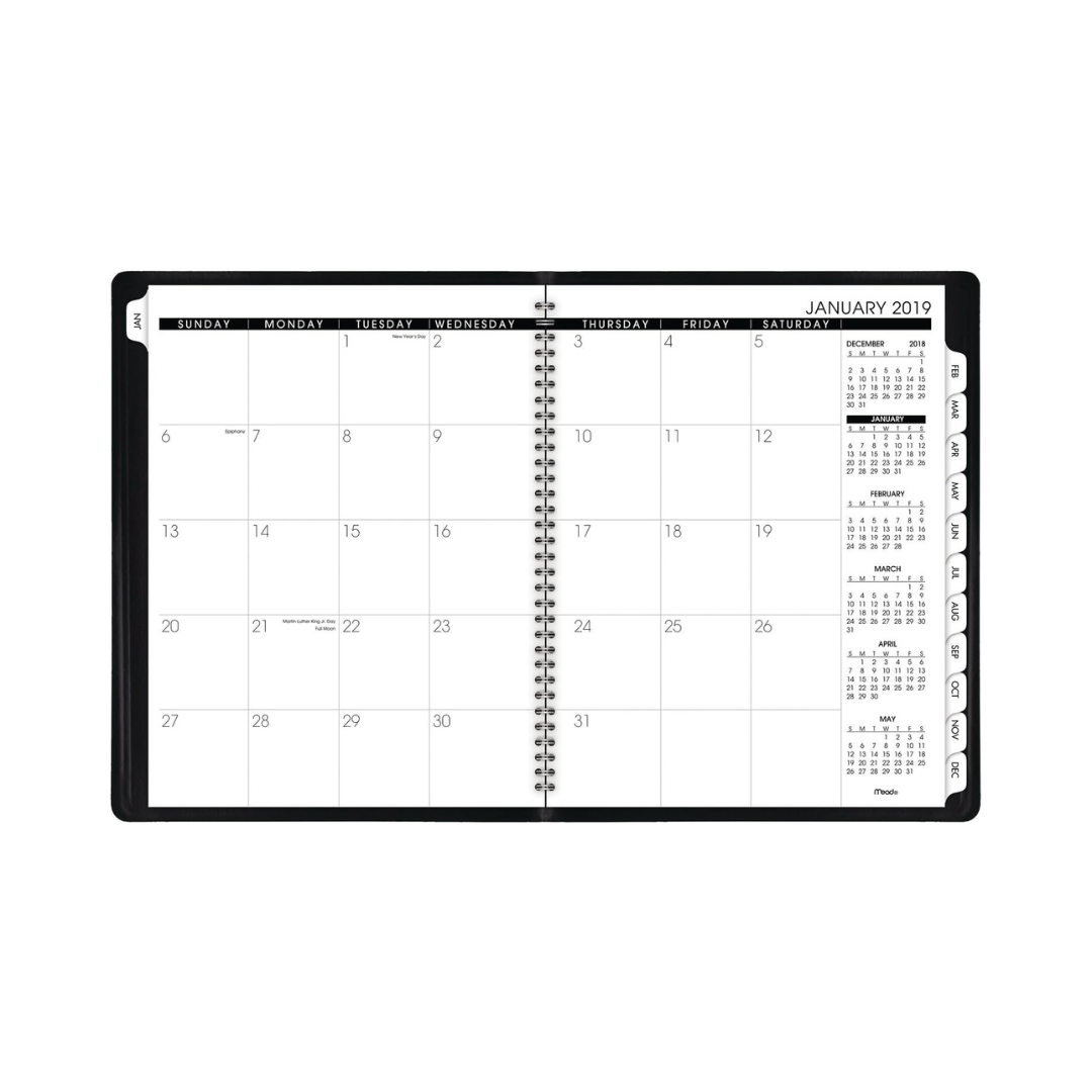 MEAD MONTHLY PLANNER,  LARGE SIZE, PROFESSIONAL