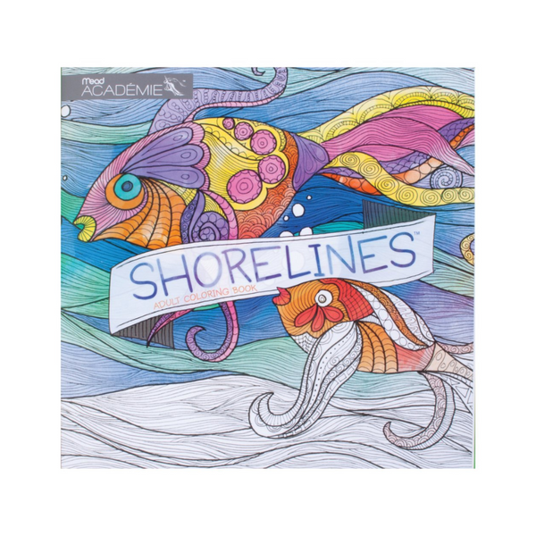 MEAD SHORELINES ADULT COLORING BOOK 14X11