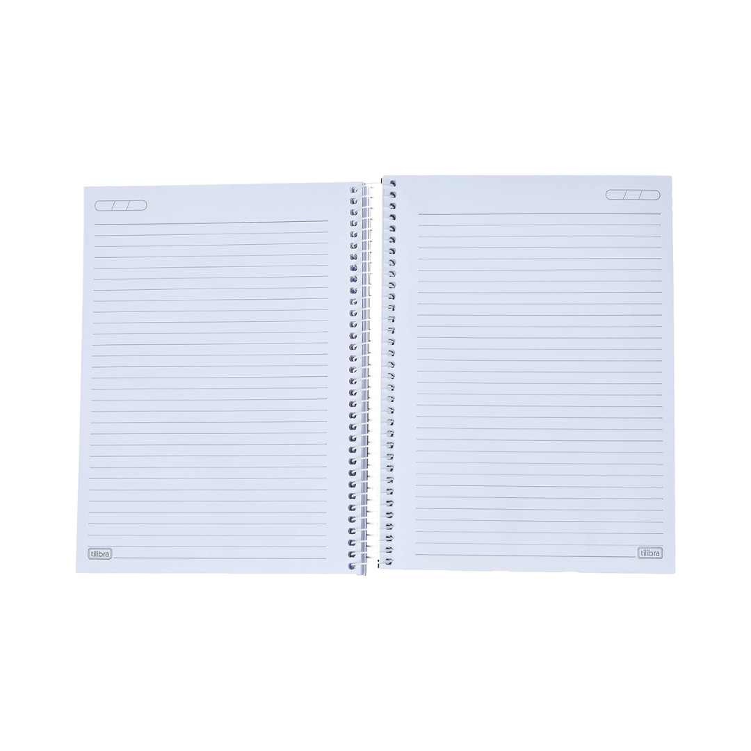 CUADERNO ESPIRAL CON TAPA PLASTICA NEON AZUL UNIVERSITARIO 200 HOJAS - TILIBRA