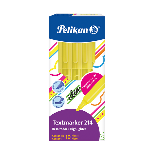 MARCADOR DE TEXTO 214 AMARILLO